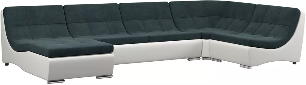 Модульный угловой диван Монреаль-2 Индиго