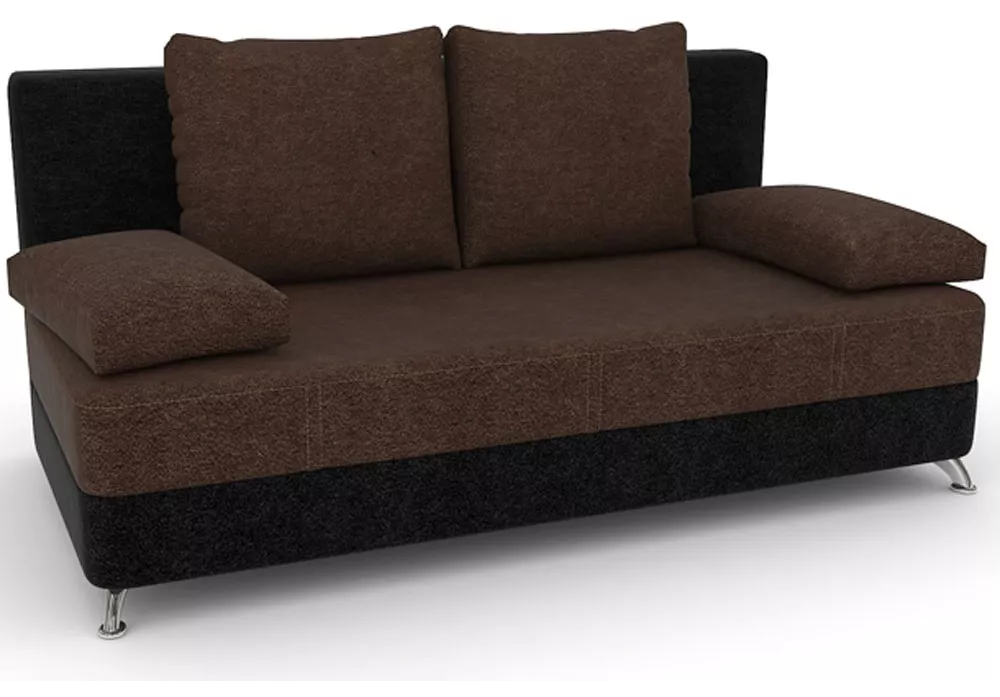диван со спальным местом 140х200 Рига (Парма) Дарк Браун