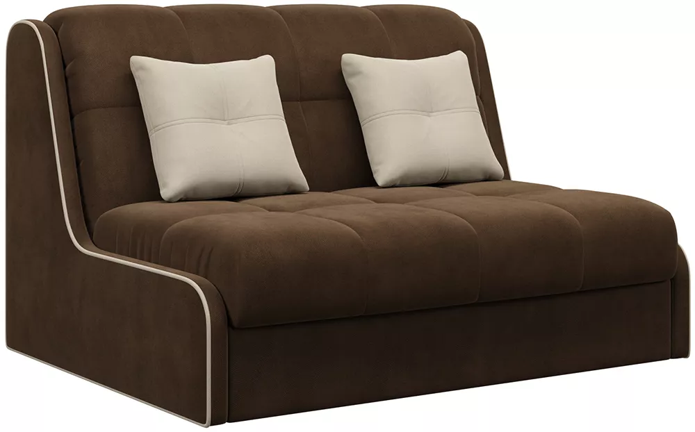 Выкатной диван с ортопедическим матрасом Тахко-БП Плюш Шоколад