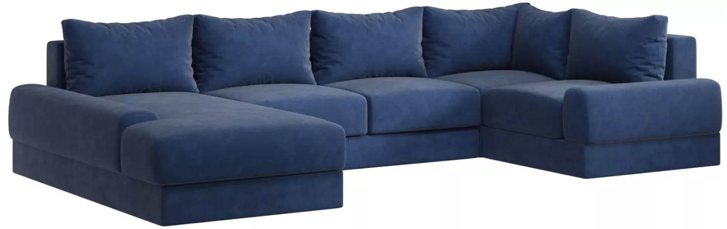 Угловой диван-кровать Ариети-П Blue