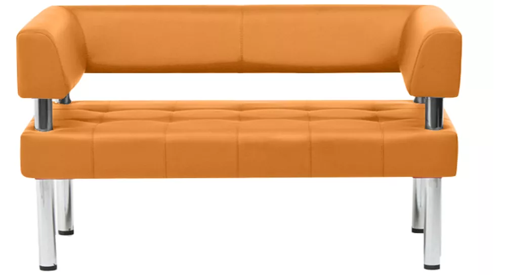 диван в стиле сканди Бизнес 122х78 Оранжевый