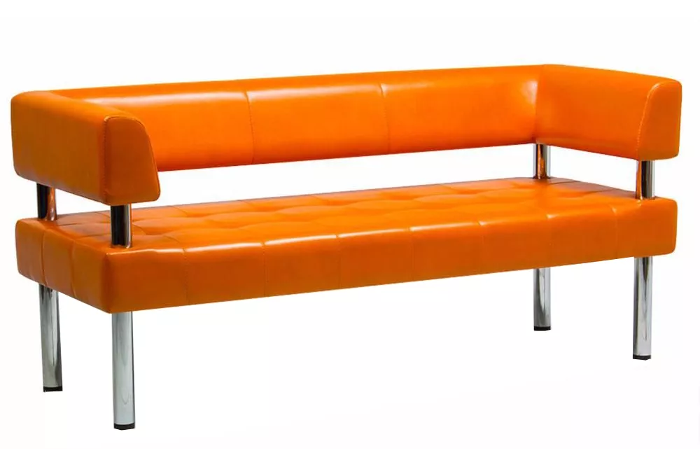 скандинавский диван Бизнес 162х78 Оранжевый