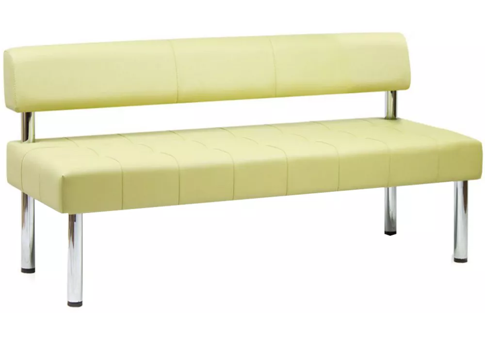 диван в стиле сканди Бизнес 162х78 Салатовый без подлокотников