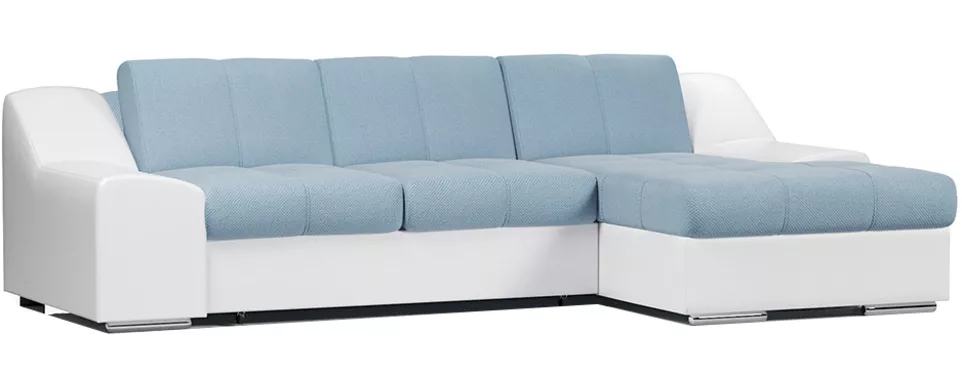 Модульный угловой диван Чикаго Лайт Блю