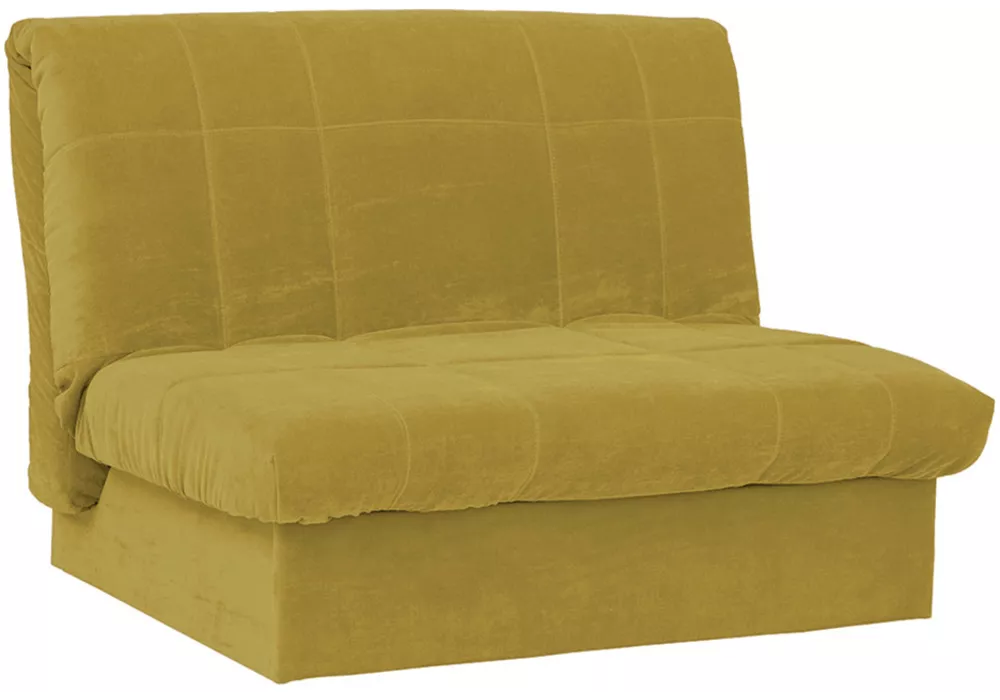 Выкатной диван с ортопедическим матрасом Некст Плюш Мастард