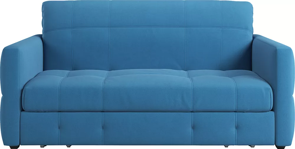 Выкатной диван с ортопедическим матрасом Соренто-1 Плюш Блю