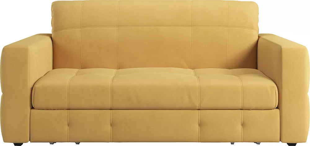 Выкатной диван с ортопедическим матрасом Соренто-2 Плюш Мастард