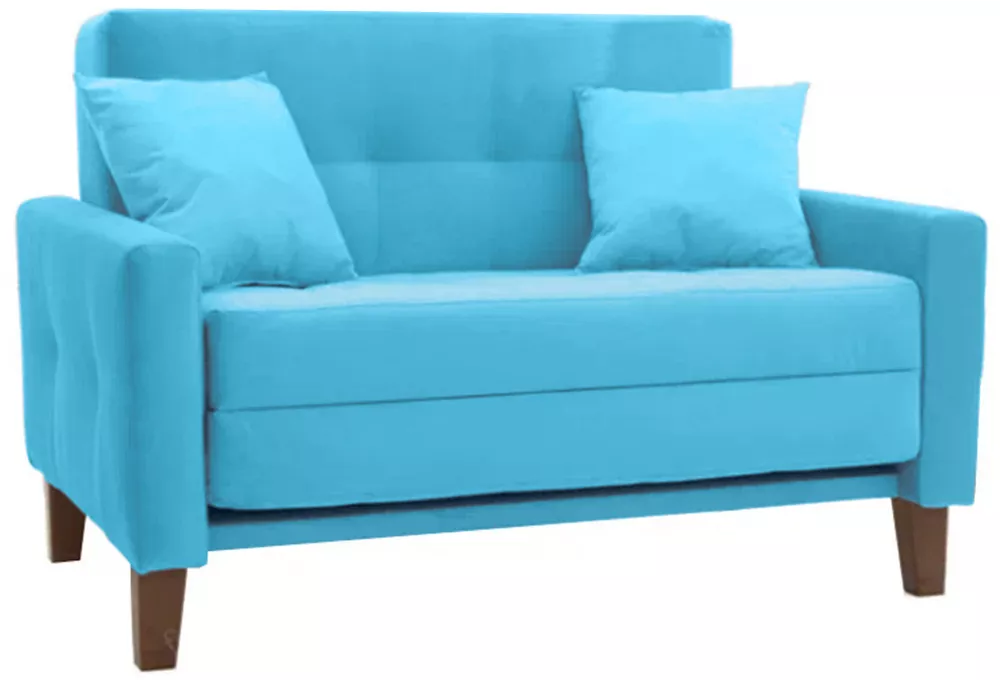 бирюзовый диван Этро-3 Люкс Азур