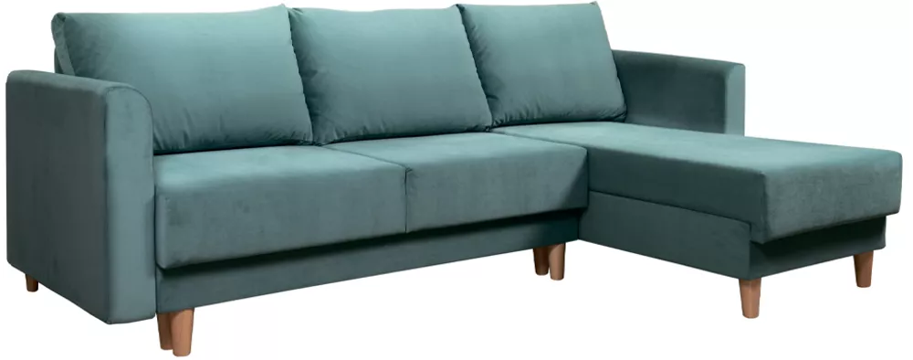 бирюзовый диван Юстин 2 Дизайн 3