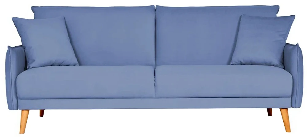 Синий диван Наттен трехместный Дизайн 2