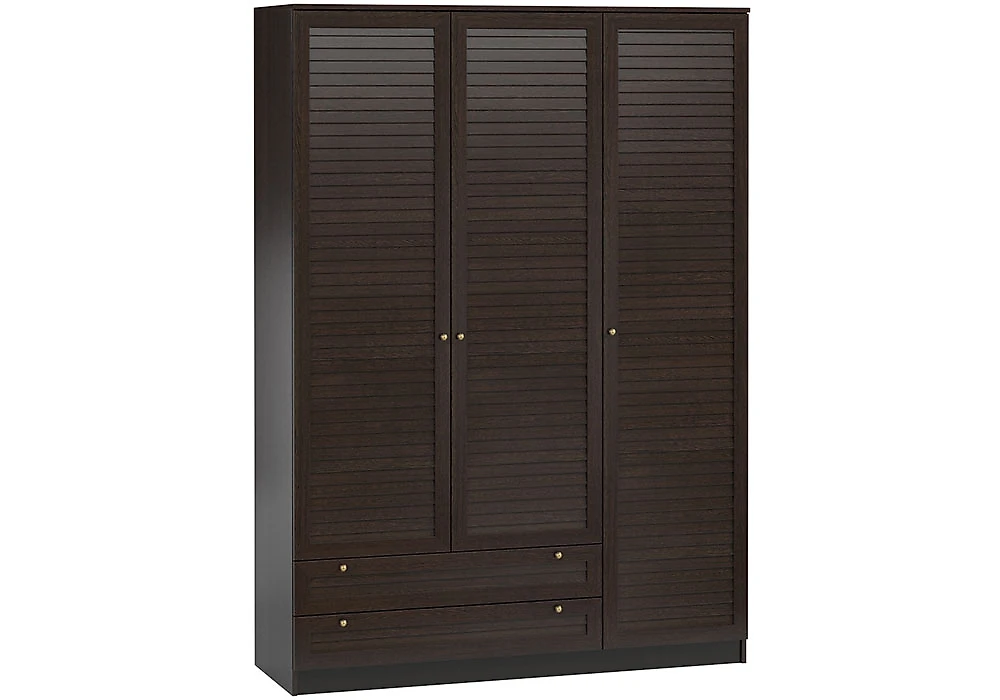 Высокий распашной шкаф Кантри-3-150-240 Дизайн-1