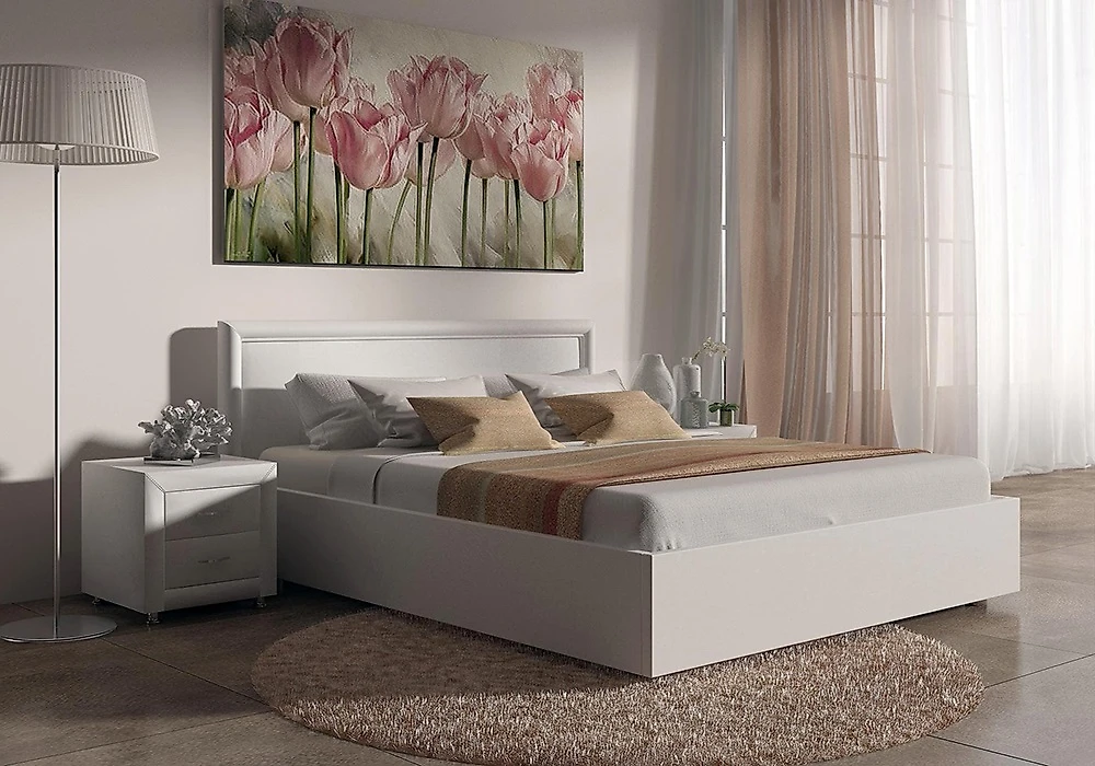 Двуспальная кровать с матрасом в комплекте Bergamo-3 - Сонум (Bergamo-3) 140х200 с матрасом