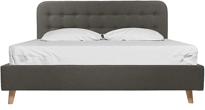 Кровать двуспальная на деревянных ножках Сканди арт. 634011