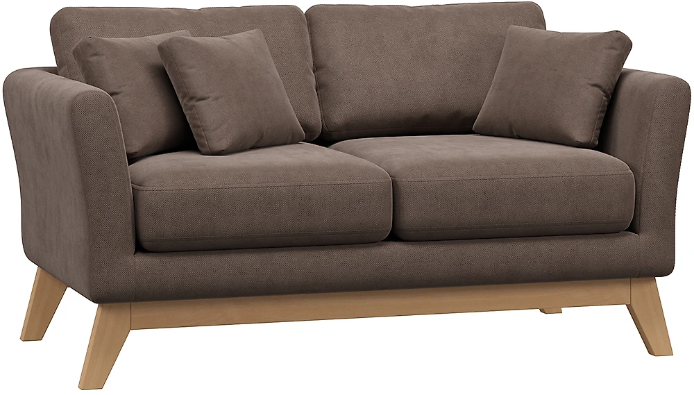 Прямой диван из велюра  Пэйл Бруно