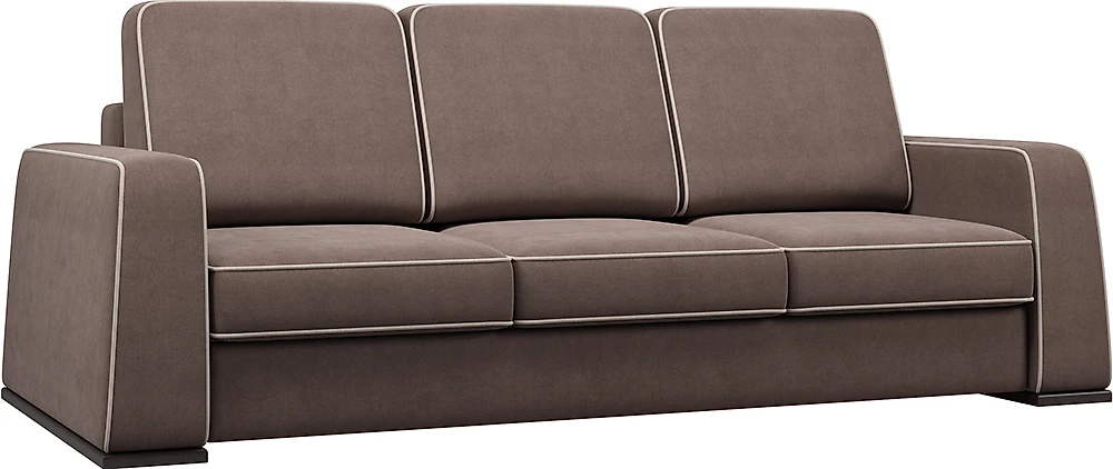 Прямой диван из велюра  Лоретто Плюш Латте