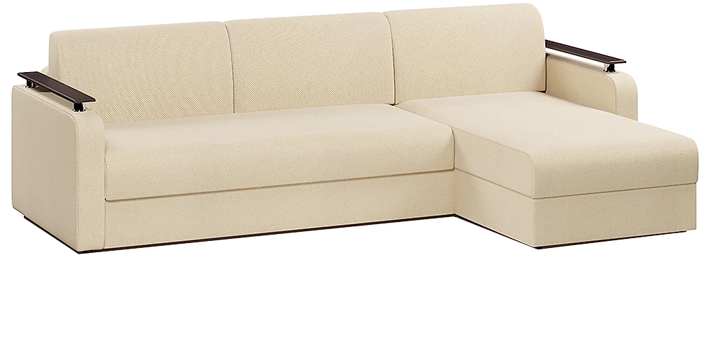 Угловой диван с независимым пружинным блоком Марракеш Беж