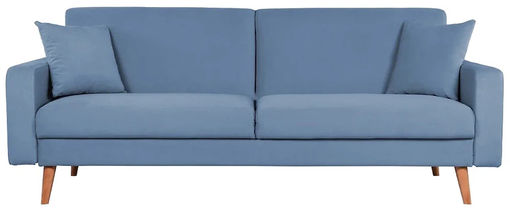  голубой диван  Верден трехместный Дизайн 3