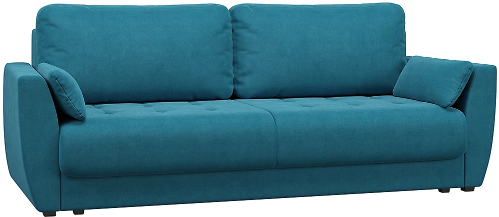 Прямой диван из велюра  Тиволи Плюш Азур