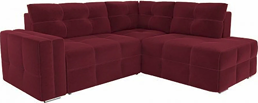 Модульный диван с оттоманкой  Леос Плюш Марсал