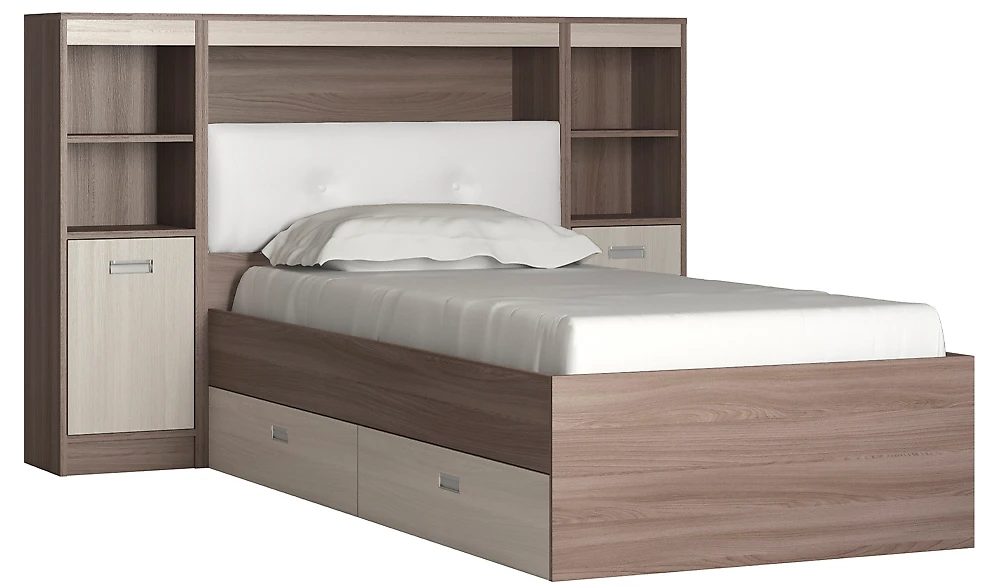кровать в стиле минимализм Виктория-5-90 Дизайн-3