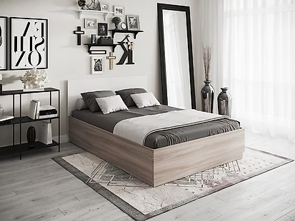 Кровать в современном стиле Стелла 140 с матрасом