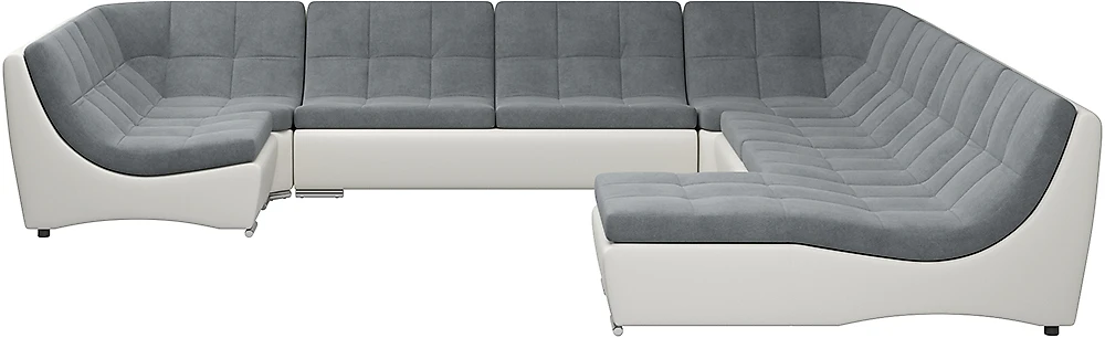Модульный диван из экокожи Монреаль-10 Слэйт