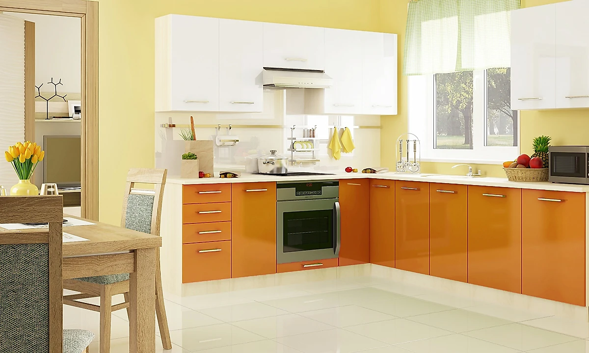 Кухонный гарнитур в современном стиле Лайф-3