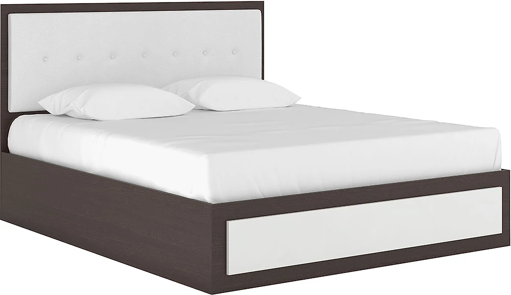 Односпальная кровать без ящиков Луиза-2 П Дизайн-1
