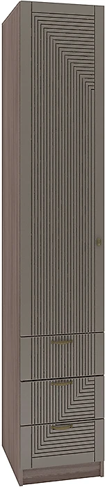 Шкаф коричневого цвета Фараон П-4 Дизайн-2