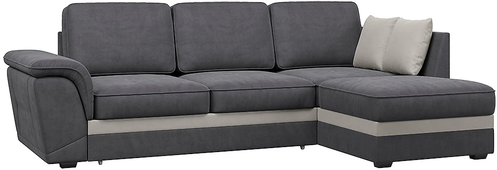 Угловой диван с подлокотниками Милан Смоки