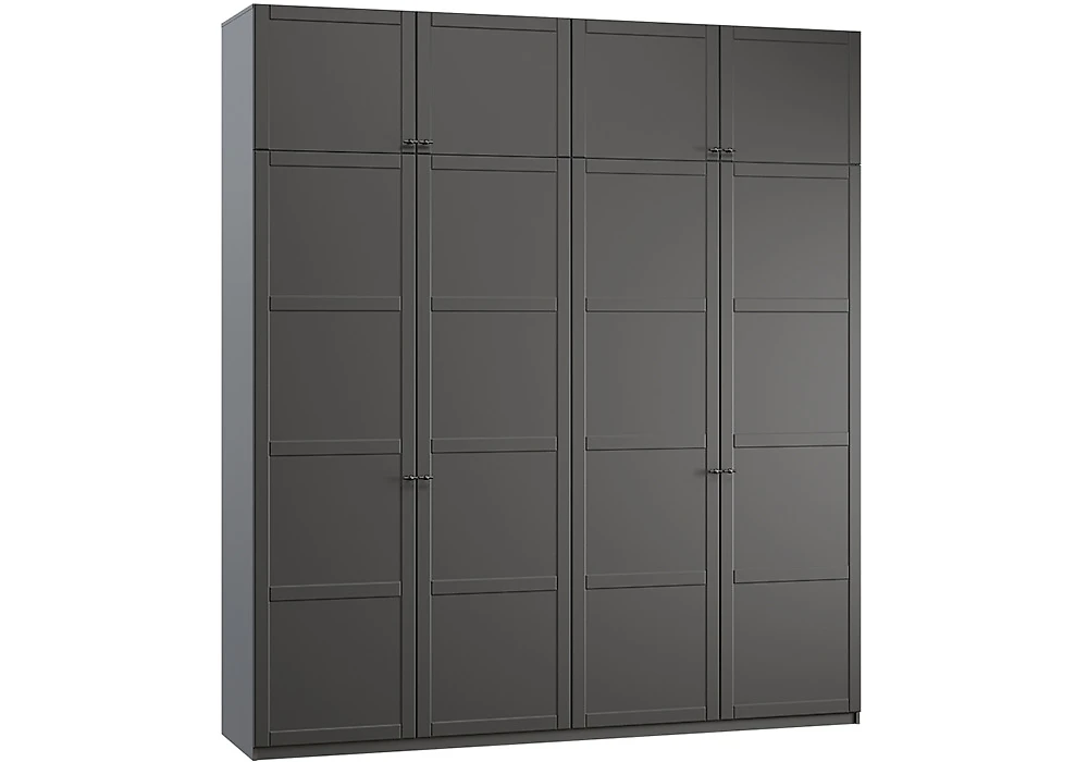 Шкаф серого цвета  Скаген-4.2А Дизайн-2