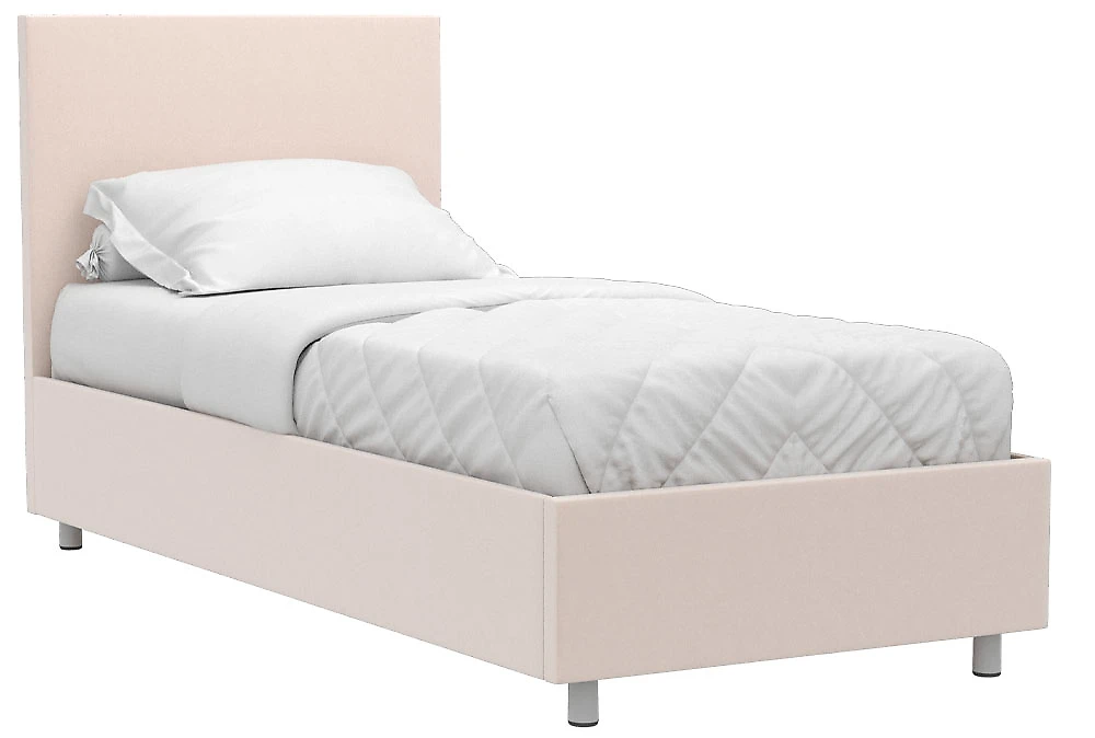 Двуспальная кровать Белла 90х200 с ламелями Плюш Милк
