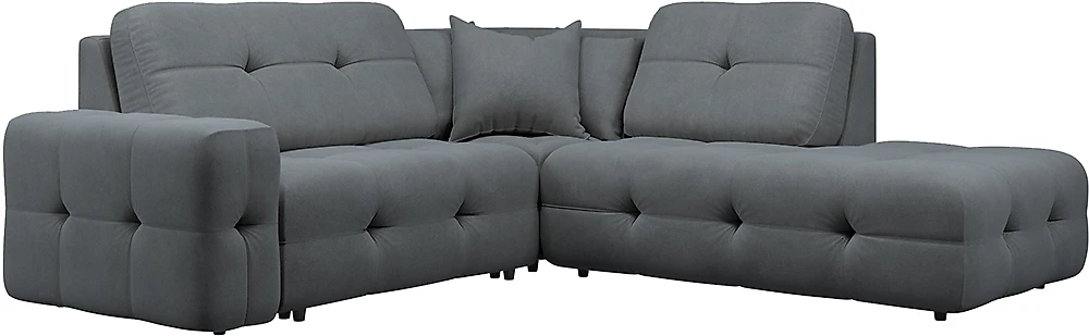 Угловой диван с механизмом пума Спилберг-1 Дарк Грей