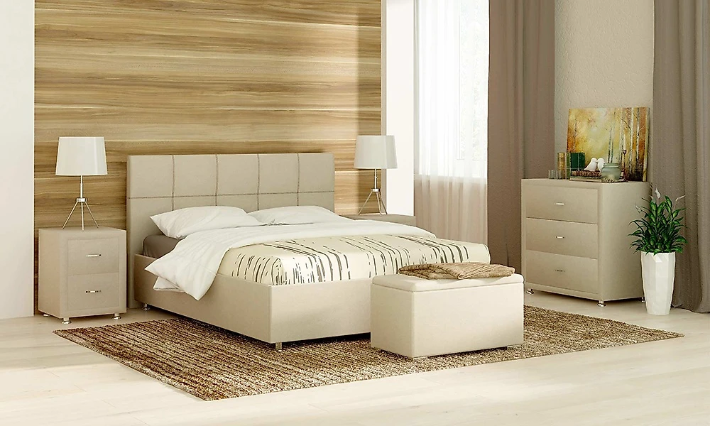 Кровать в современном стиле Richmond-1 160х200 с матрасом