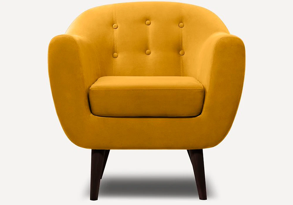  кресло для отдыха Роттердам Velvet Yellow арт. KZ000006790