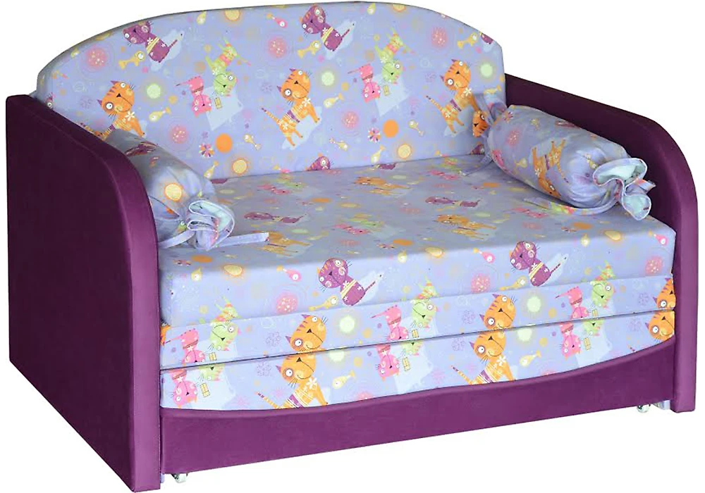 небольшой раскладной диван Димочка детский с узкими подлокотниками