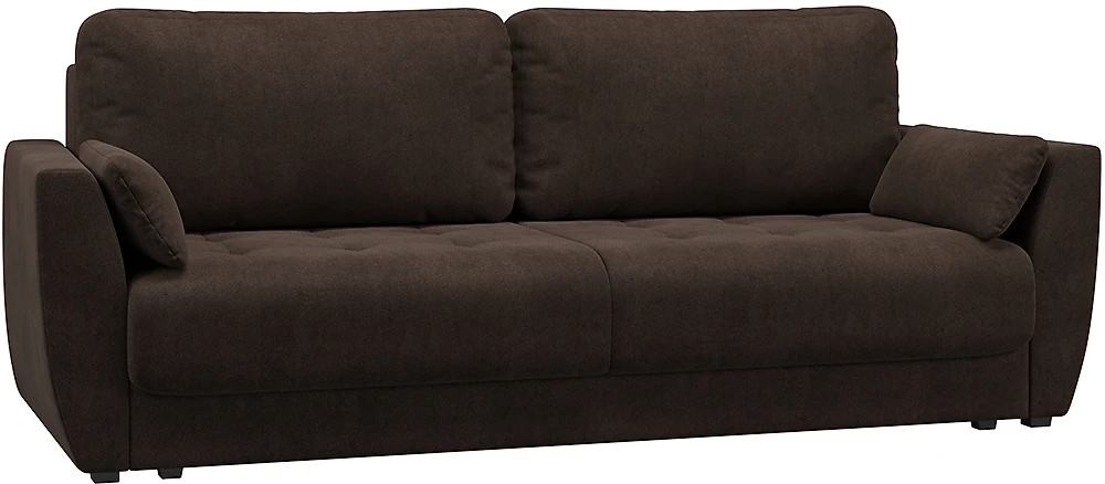 Прямой диван из велюра  Тиволи Плюш Шоколад