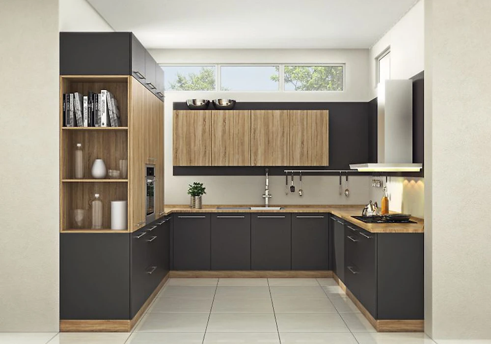 Кухонный гарнитур в современном стиле Микс-1