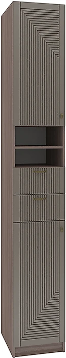 Шкаф коричневого цвета Фараон П-12 Дизайн-2