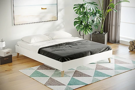 Кровать в современном стиле Дарлайн-160 с матрасом