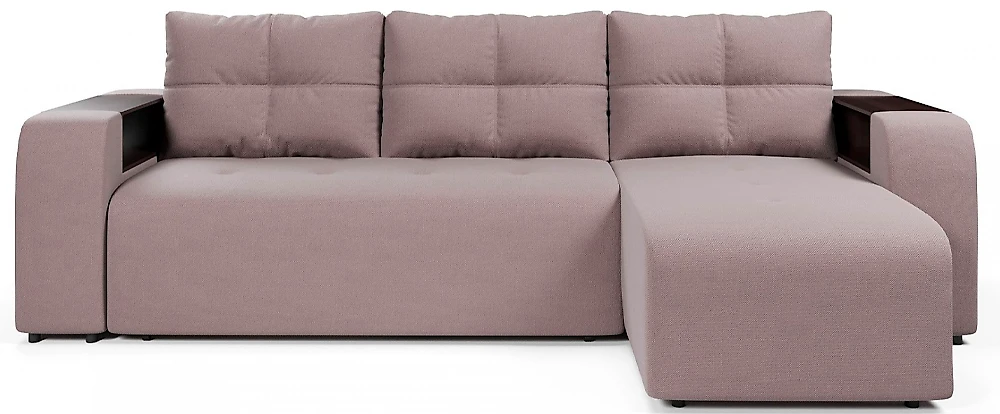 Угловой диван с ящиком для белья Дуглас Плюш Ява