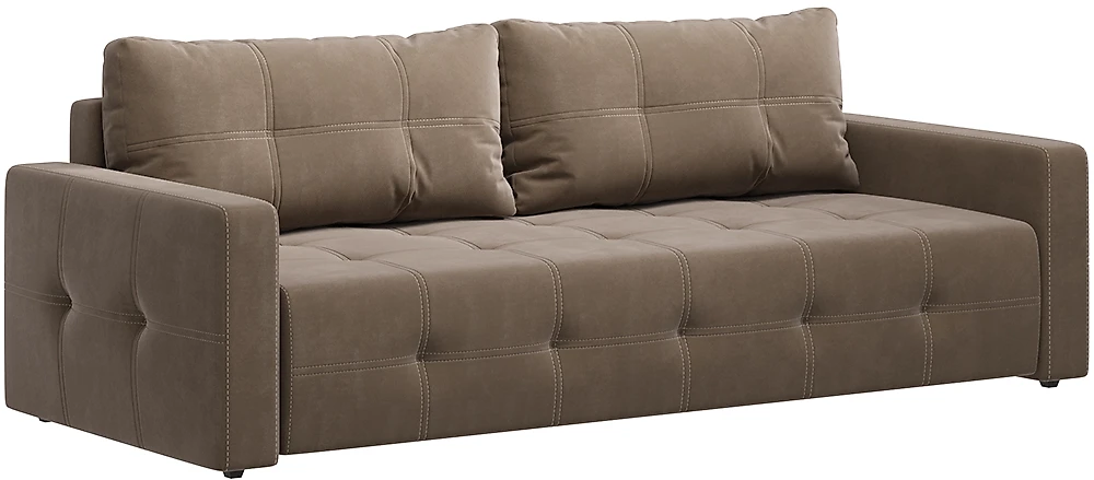 Прямой диван из велюра  Денди Плюш Браун