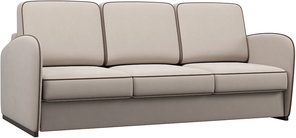 Прямой диван из велюра  Лоретто-УП Плюш Безе