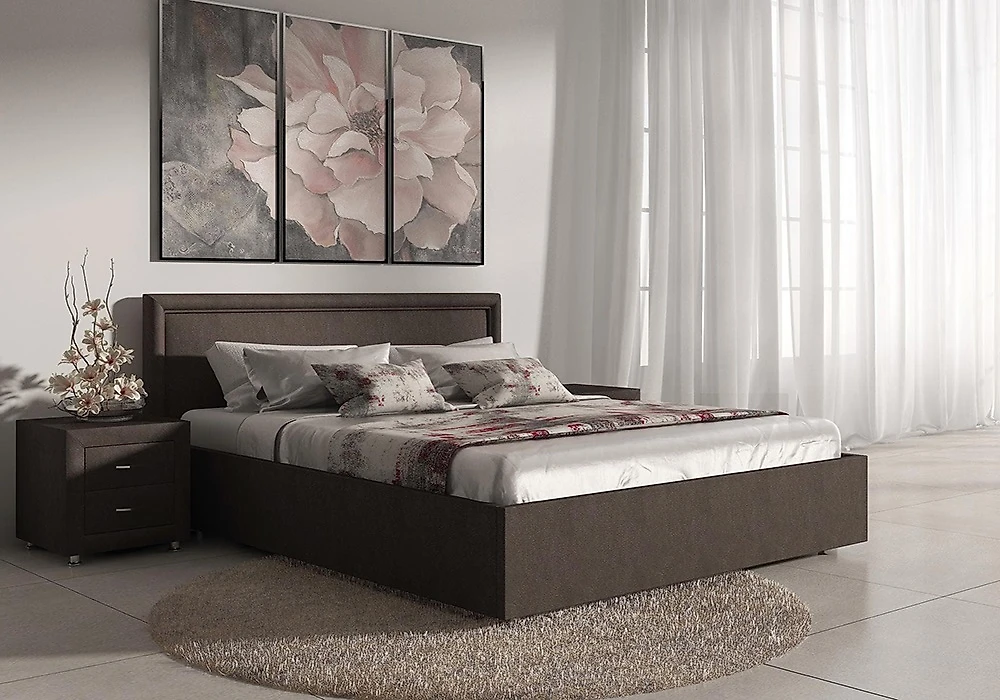Кровать в современном стиле Bergamo-2 - Сонум (Bergamo-2) 140х200 с матрасом