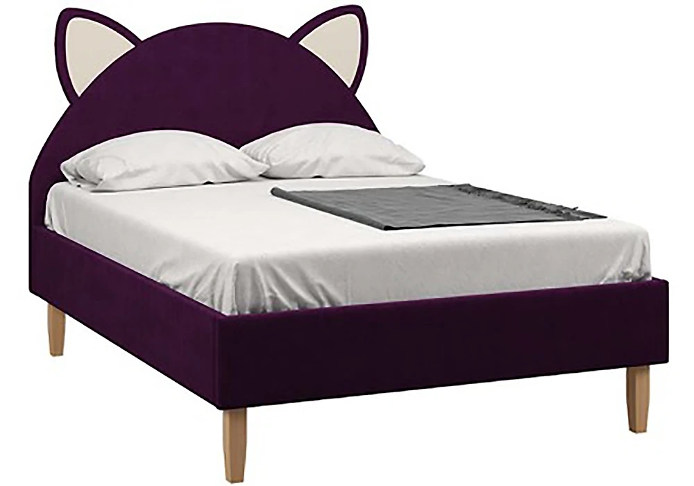 Кровать 120x190 см Китти Фиолет