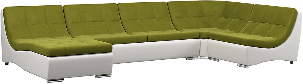 Модульный диван с оттоманкой  Монреаль-2 Свамп
