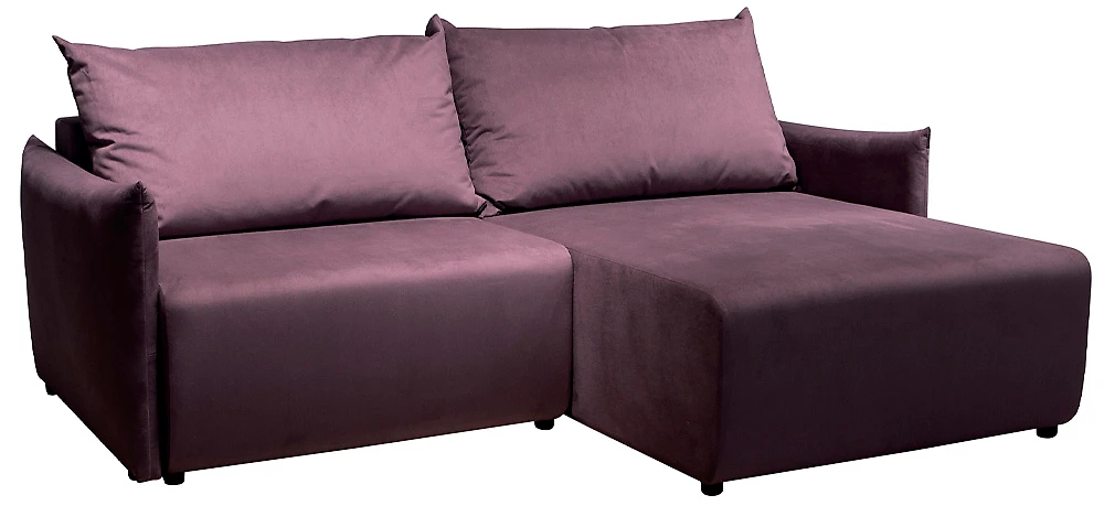 Угловой диван из велюра Жаклин Дизайн 2