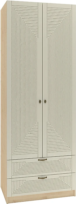 Шкаф распашной бежевый Фараон Д-3 Дизайн-1