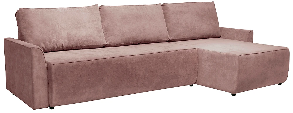 Угловой диван из велюра Марсель Дизайн 2