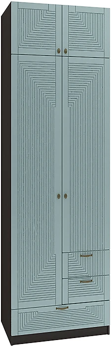 Распашной шкаф 80 см Фараон Д-12 Дизайн-3